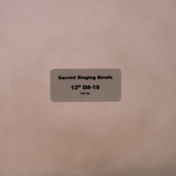 12” D#-19 Sacred Sage Singing Bowl