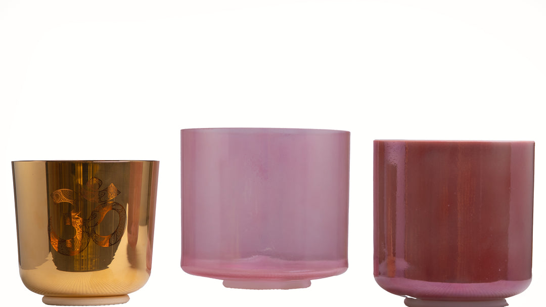 Divine Unification: Crystal Singing Bowl Set