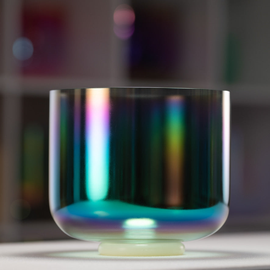 9" C+4 Earth Magic Crystal Singing Bowl, Perfect Pitch