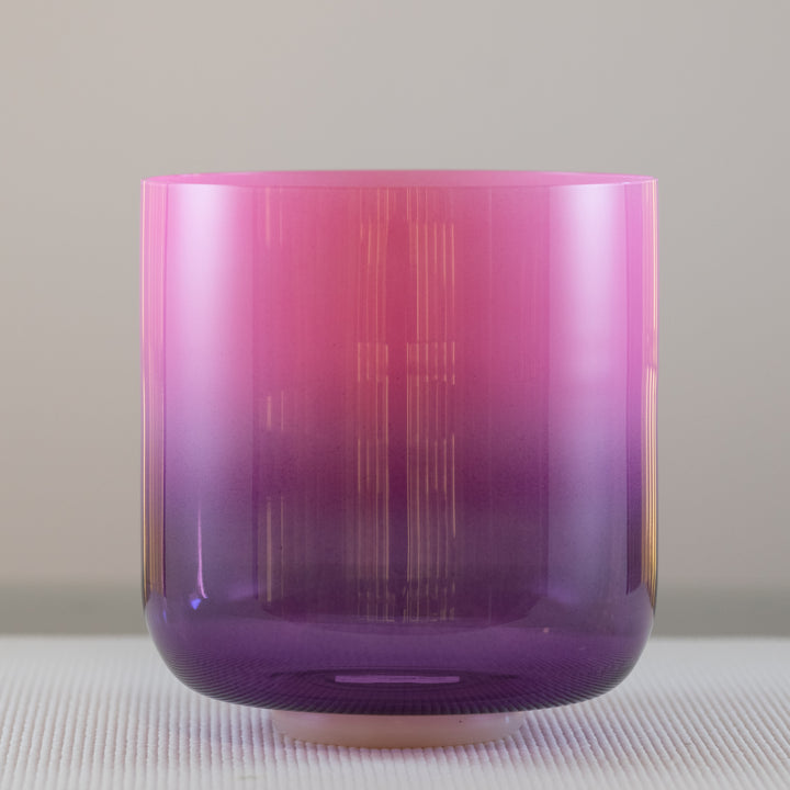 9" E-10 Blossoming Heart Crystal Singing Bowl