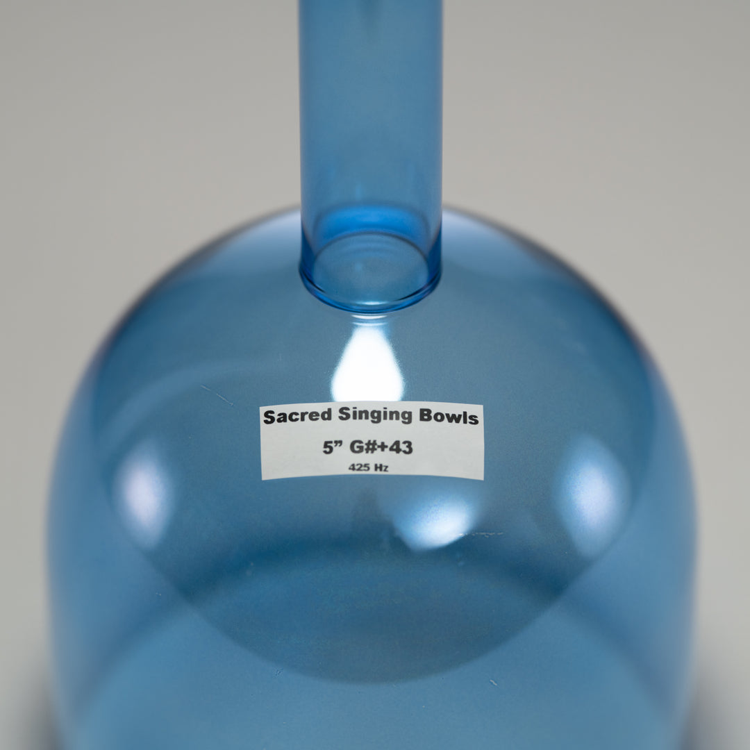 5" G#+43 Father Sky Handheld Crystal Singing Bowl