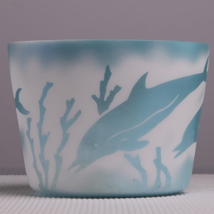 7" A#-50 Dolphin etched Ocean Gold, Crystal Tones™