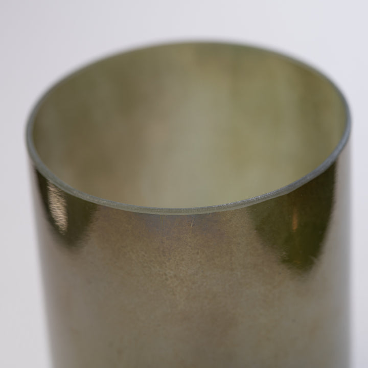 6" G-45 Emerald Sage Aura Gold Tall, Crystal Tones™