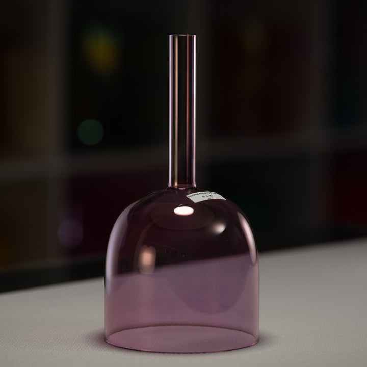 6" F+47 Solar Violet Handheld Crystal Singing Bowl