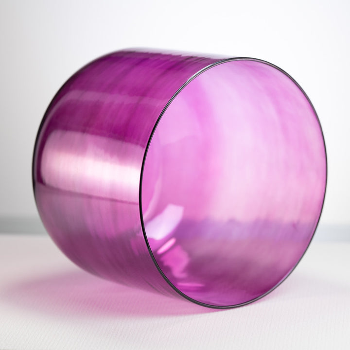 12" D#-3 Healing Violet Flame Crystal Singing Bowl