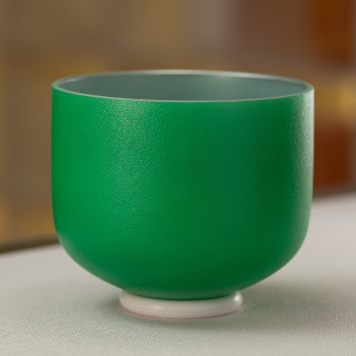 9" A#-22 Emerald Heart Singing Bowl