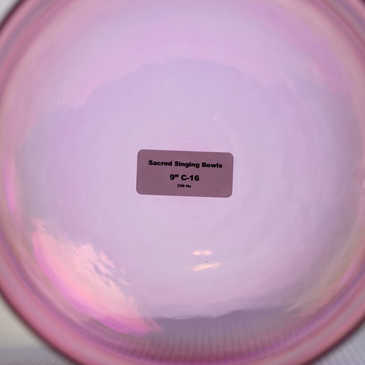 9" C-16 Rose Blossom Singing Bowl