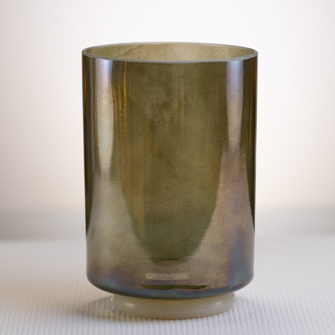 6" G-45 Emerald Sage Aura Gold Tall, Crystal Tones™