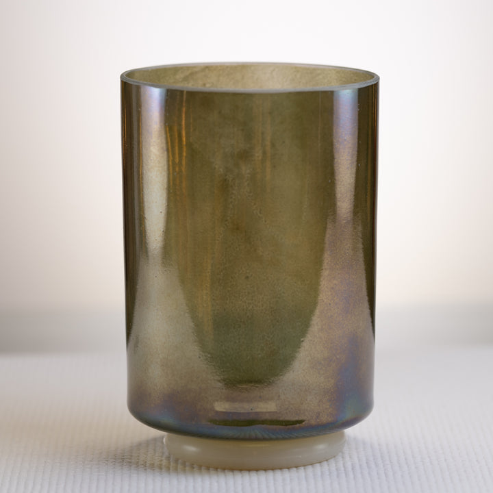 6" G-45 Emerald Sage Aura Gold Tall, Crystal Tones™