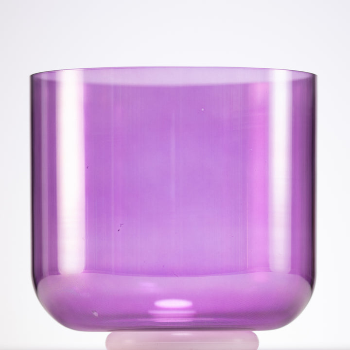 8" D-15 Lavender Lotus Crystal Singing Bowl
