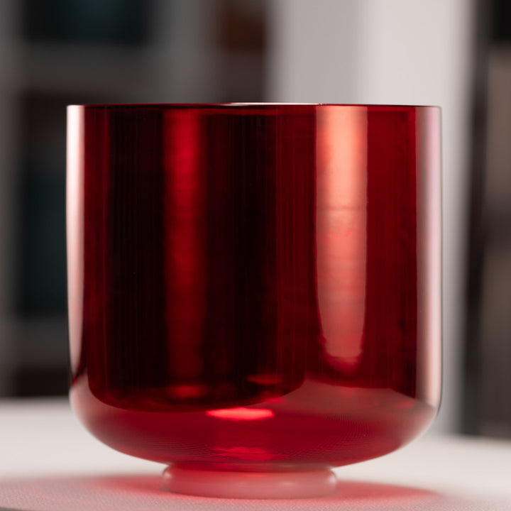9" A-27 Ruby Ray Crystal Singing Bowl from Bowls of Sound