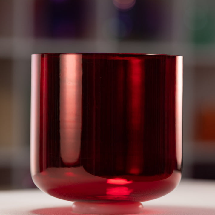 Red singing bowl