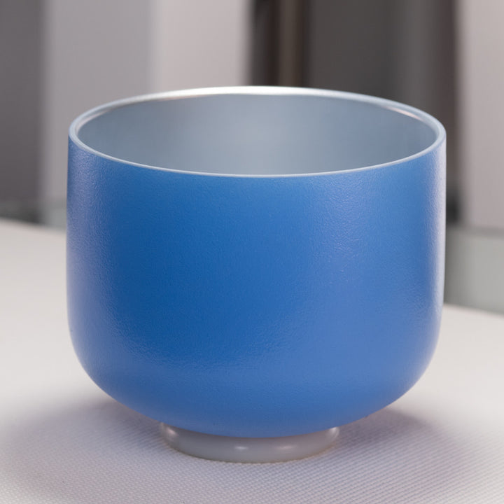 Frosted singing bowl for sound healing