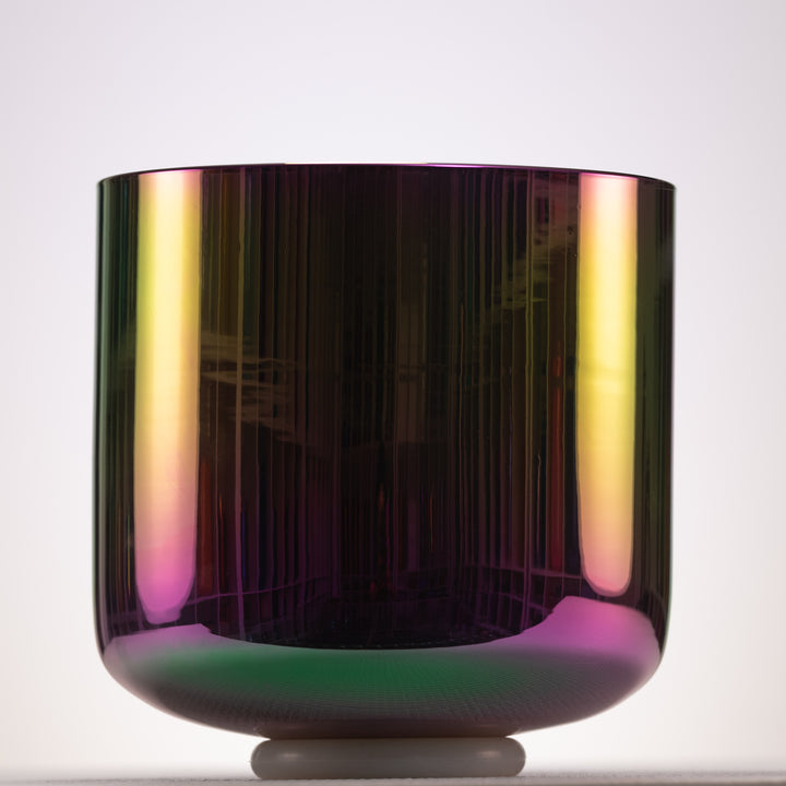 9" A+34 Celestial Rainbow Crystal Singing Bowl from Sacred Singing Bowls™
