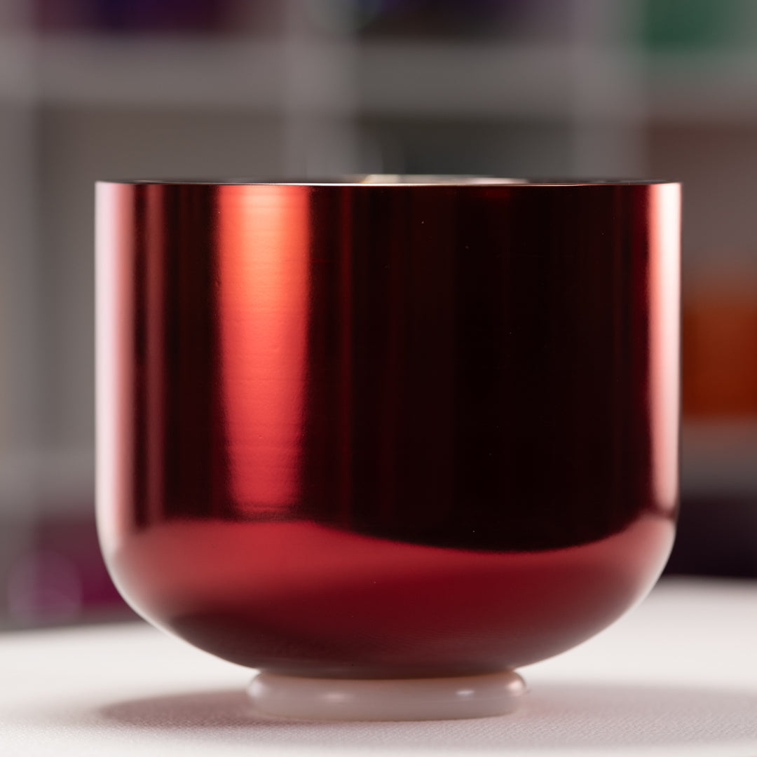 9" C+49 Sacred Fire Crystal Singing Bowl from Sacred Singing Bowls™