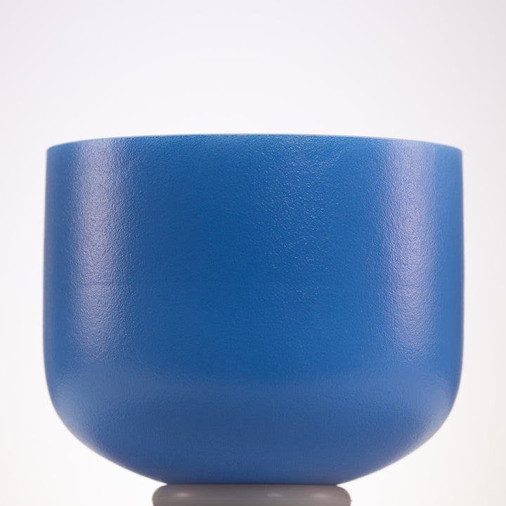 Blue crystal singing bowl