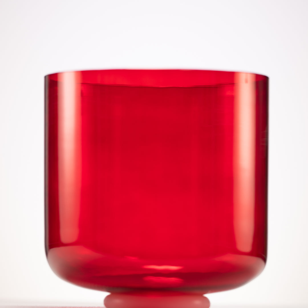 9" G#+21 Ruby Ray Crystal Singing Bowl from Sacred Singing Bowls
