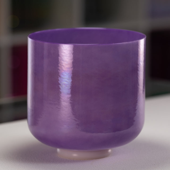 Purple Crystal Singing Bowls from Sacred Singing Bowls