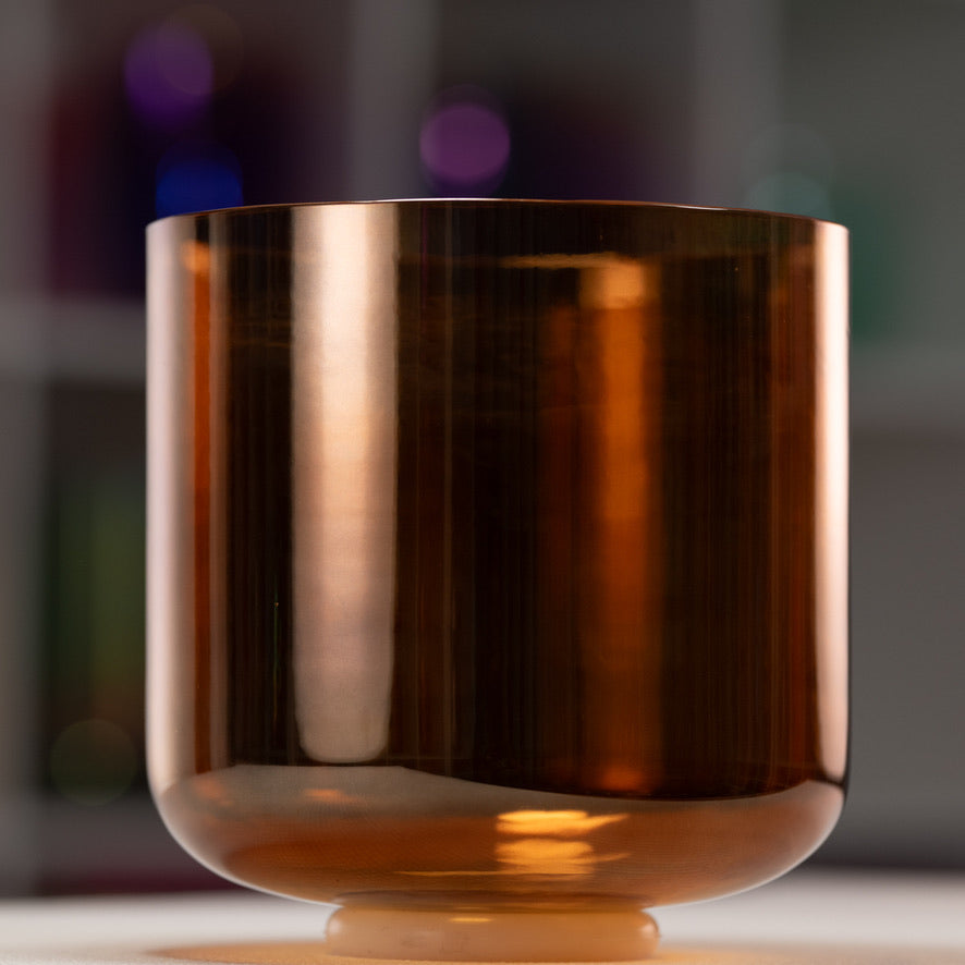 9" G#+25 Sacred Ground Crystal Singing Bowl from Bowls of Sound