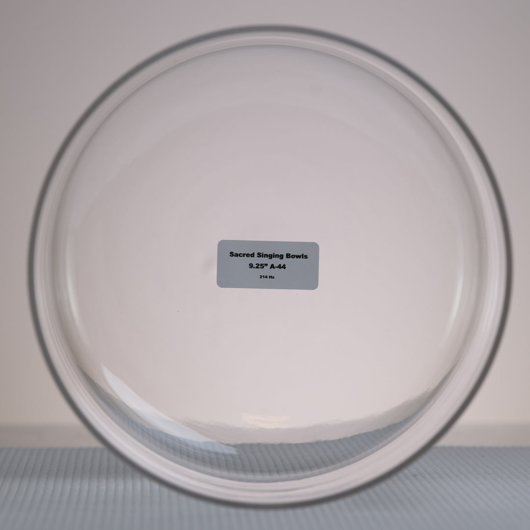 9.25" A-44 Clear Quartz Singing Bowl