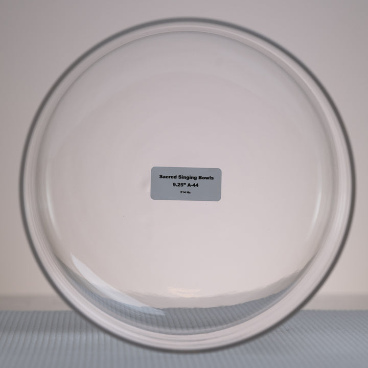 9.25" A-44 Clear Quartz Singing Bowl