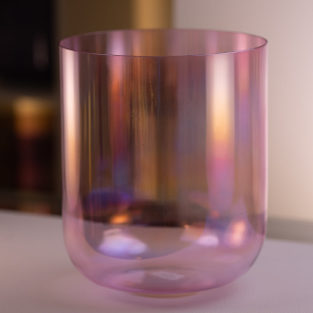 11.75” F#+25 Solar Violet Crystal Symphony Bowl, Tall