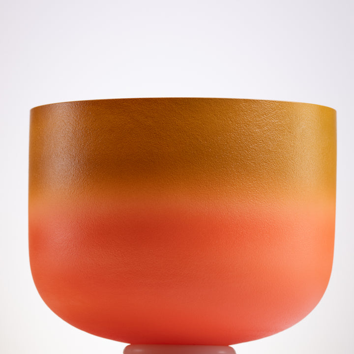 12" A-27 Healing Golden Flame Singing Bowl