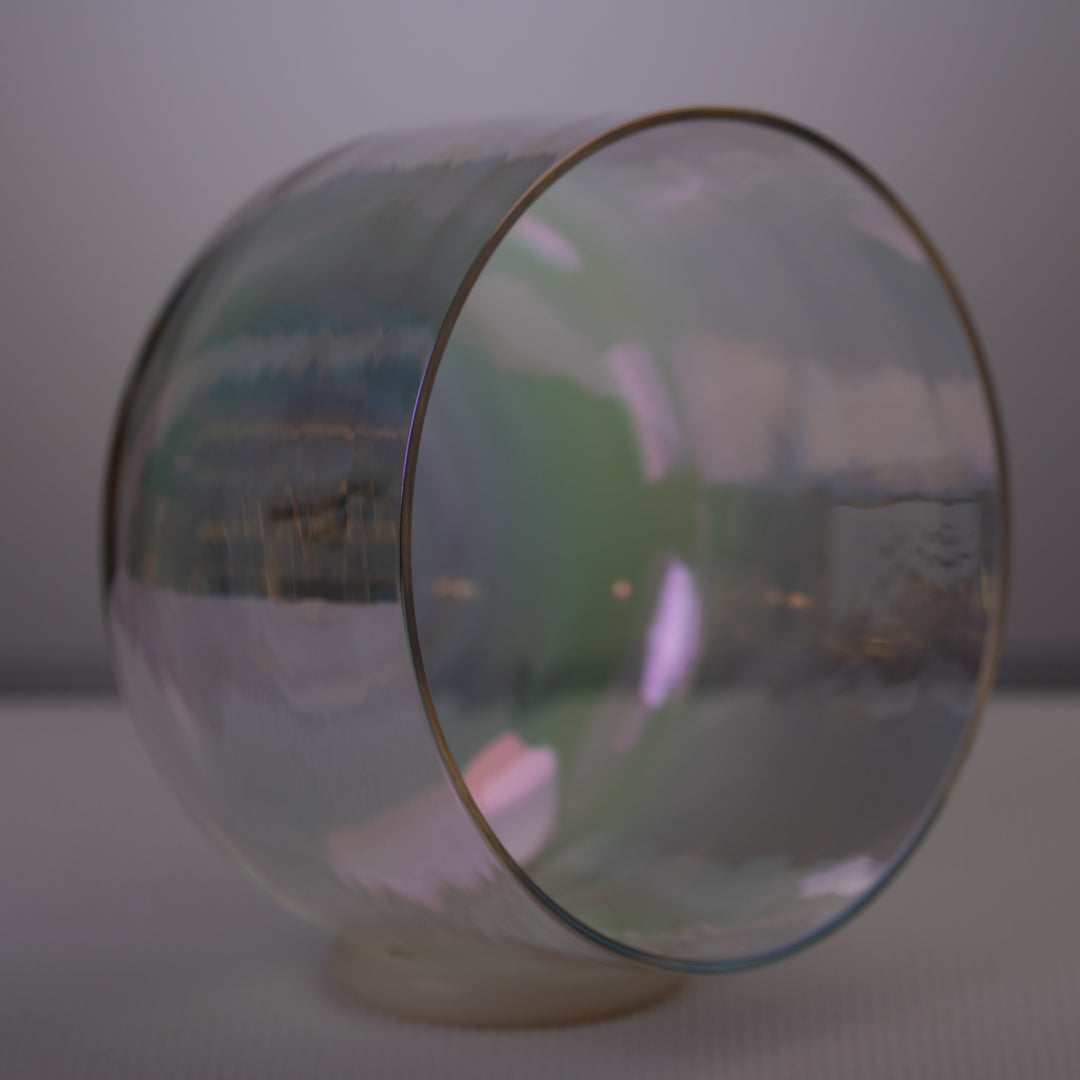 9.75" C+44 Prismatic Crystal Bowl