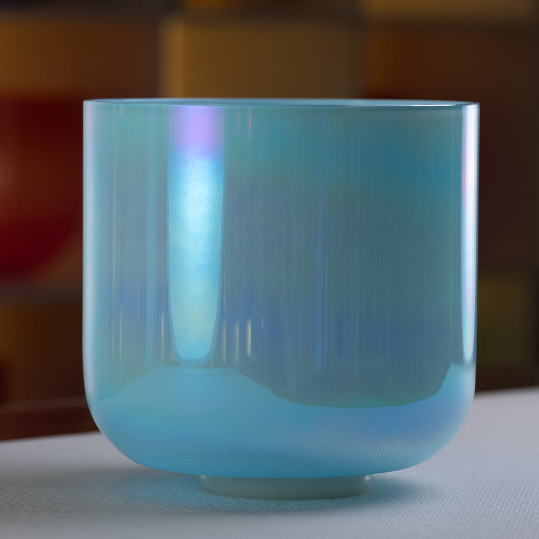 9.75" B-34 Serene Aquamarine Sacred Symphony Bowl
