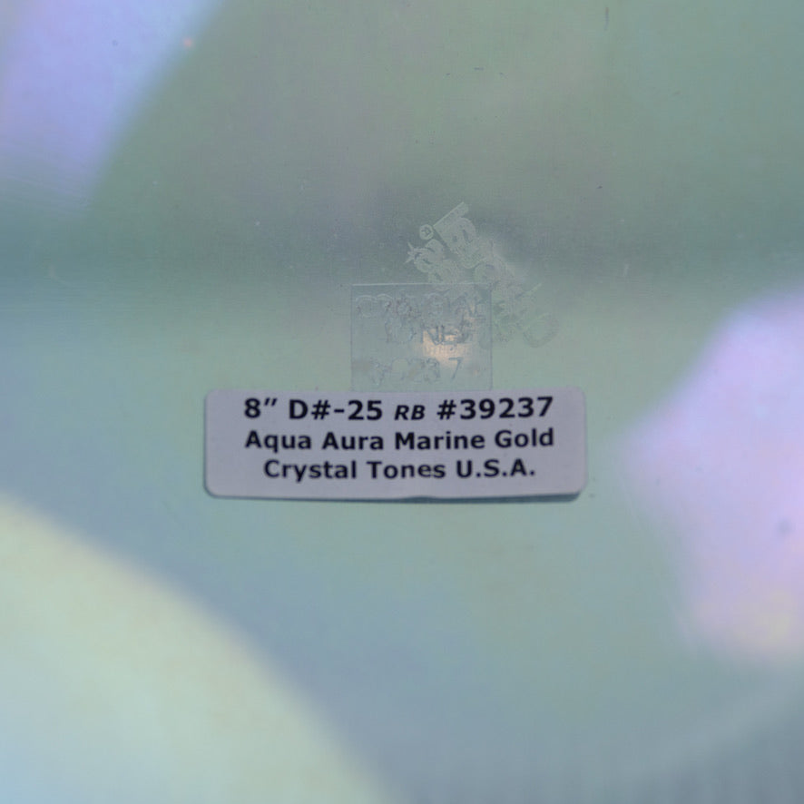 8" D#-25 Aqua Aura Gold, Crystal Tones™