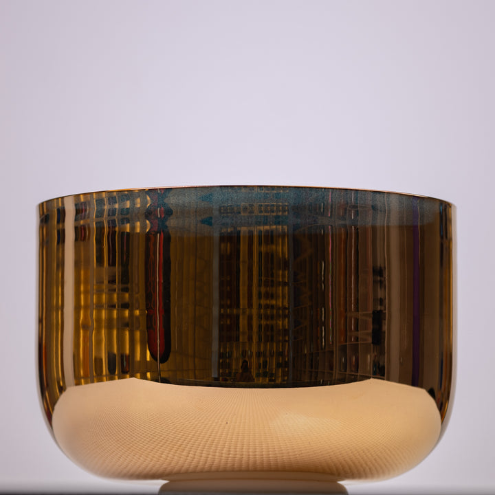 9.75" C-33 24k Gold & Crystal Singing Bowl