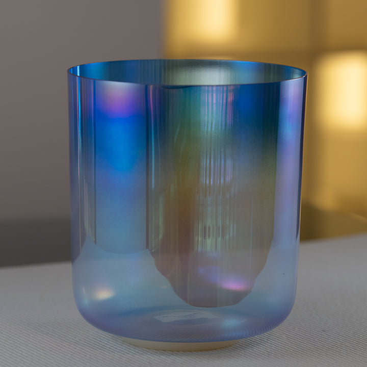 8.25" D-5 Indigo Child Crystal Singing Bowl, Perfect Pitch