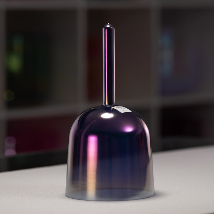 5.75" F-4 Amethyst Activation Crystal Singing Bowl, Handheld