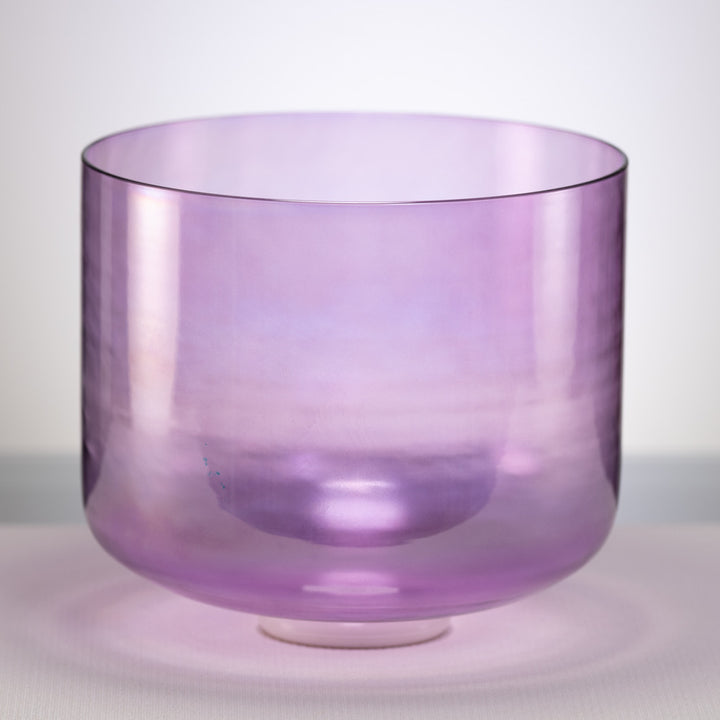 12" C#-9 Lavender Lotus Crystal Singing Bowl, Perfect Pitch