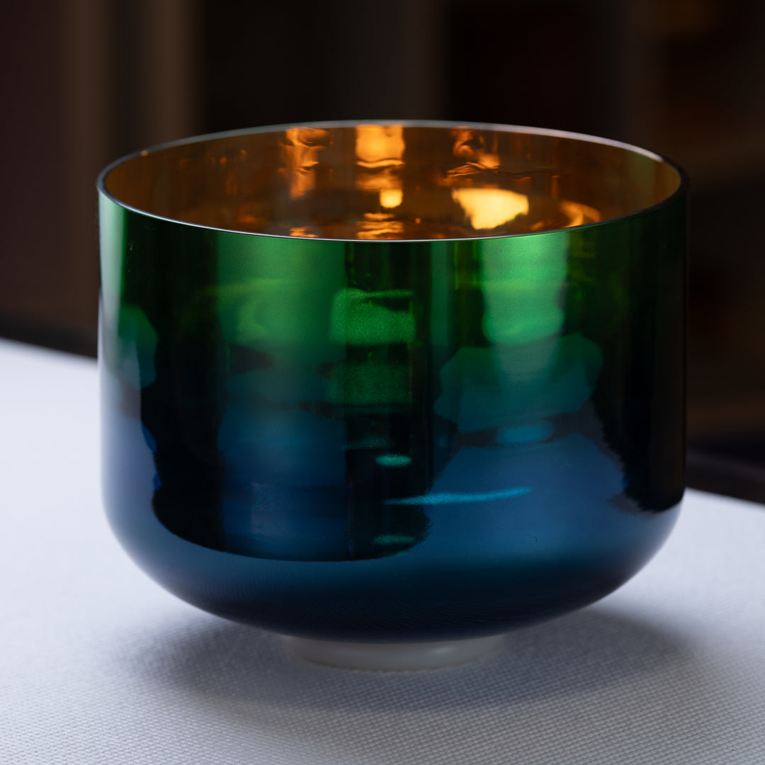 11" A+4 Divine Earth Singing Bowl with 24k Gold inside