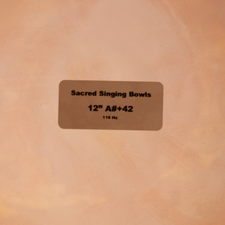 12” A#+42 Topaz Transformation Singing Bowl