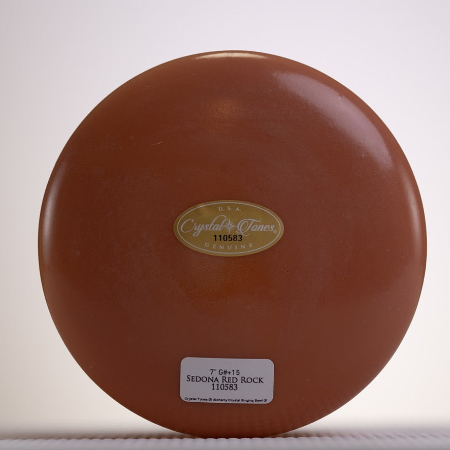 7" G#+15 Sedona Red Rock, Crystal Tones™