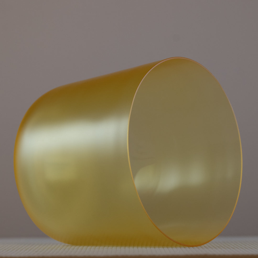 8.25" E-13 Radiant Sun Crystal Singing Bowl