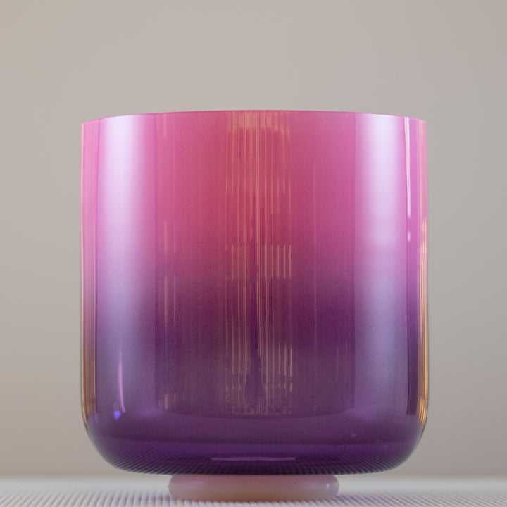 9" E-10 Blossoming Heart Crystal Singing Bowl