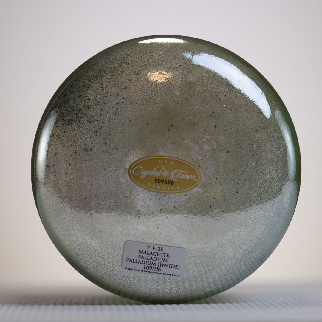 7" F-35 Malachite Palladium with Palladium inside, Crystal Tones™