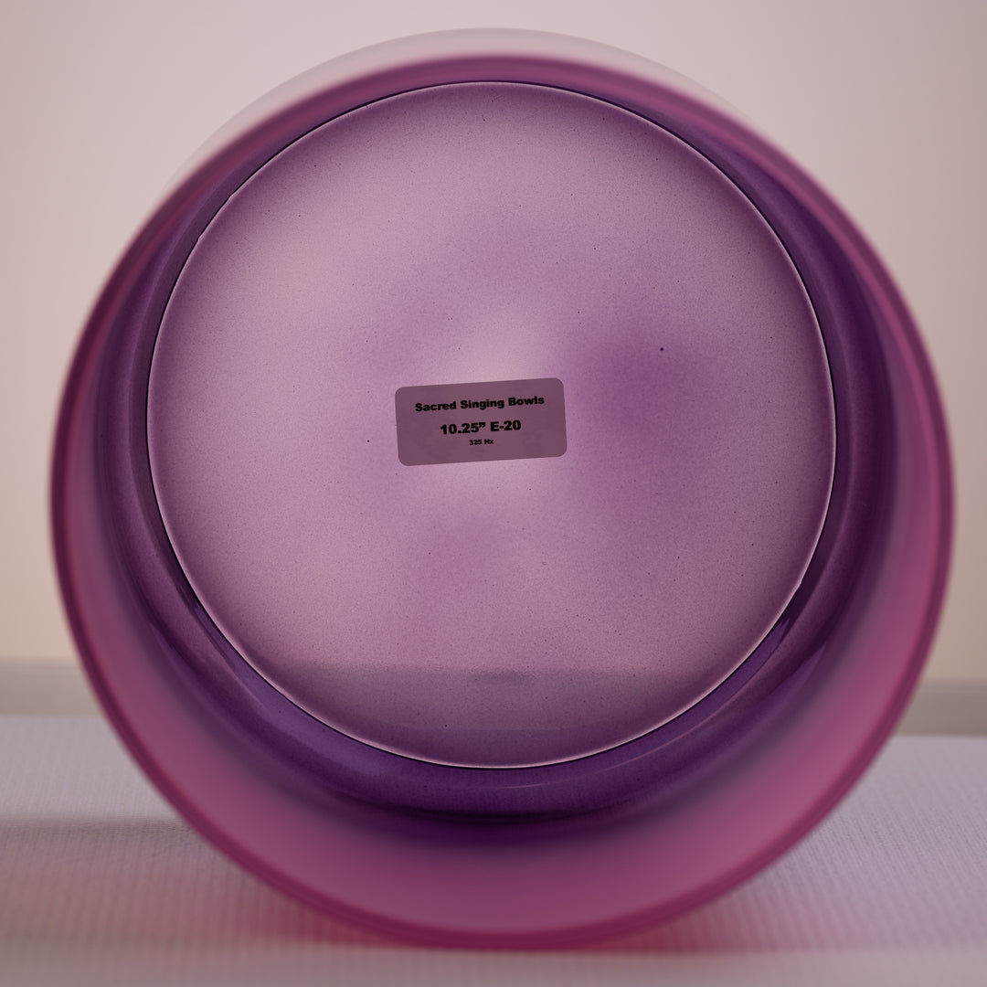 10.25" E-20 Blossoming Heart Crystal Symphony Bowl
