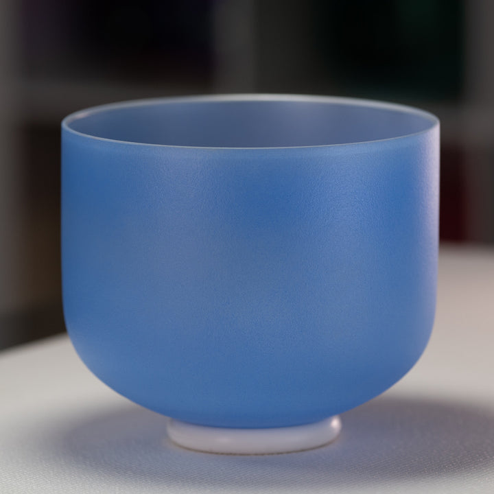 9" D-30 Father Sky Frosted Crystal Singing Bowl