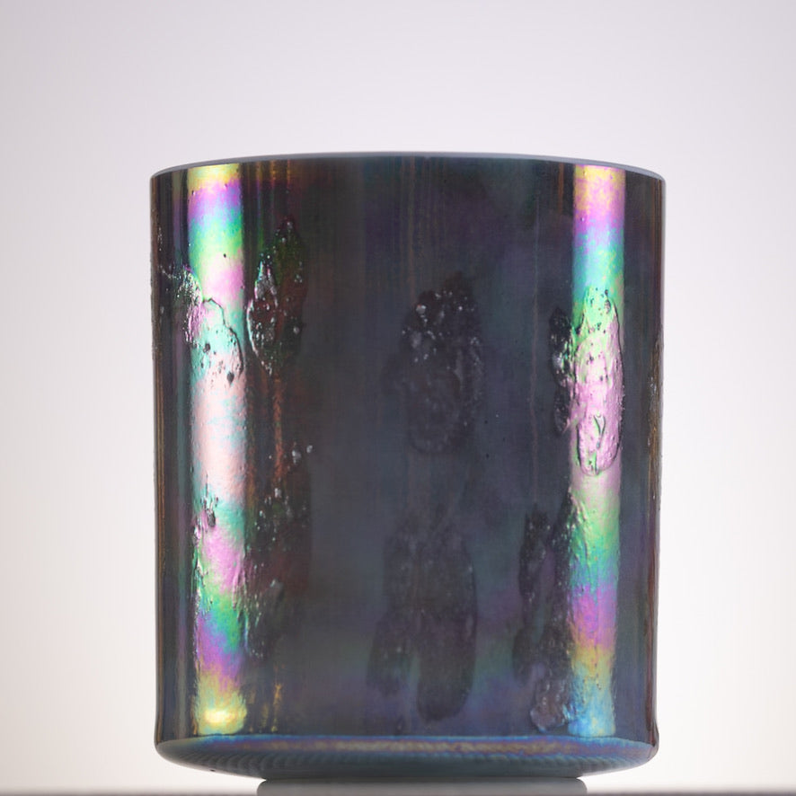 8" Anchi & Platinum Singing Bowl in a tall style from Crystal Tones