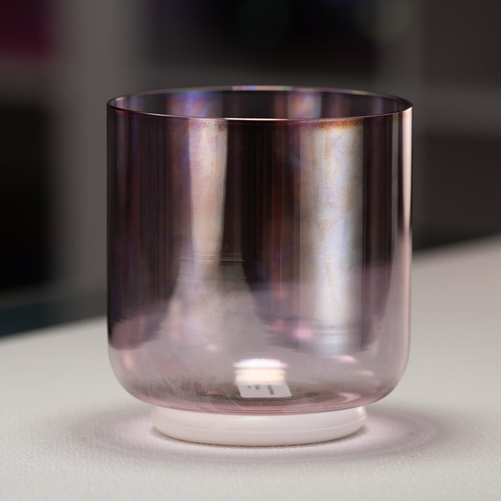6" D#-46 Solar Violet Crystal Singing Bowl
