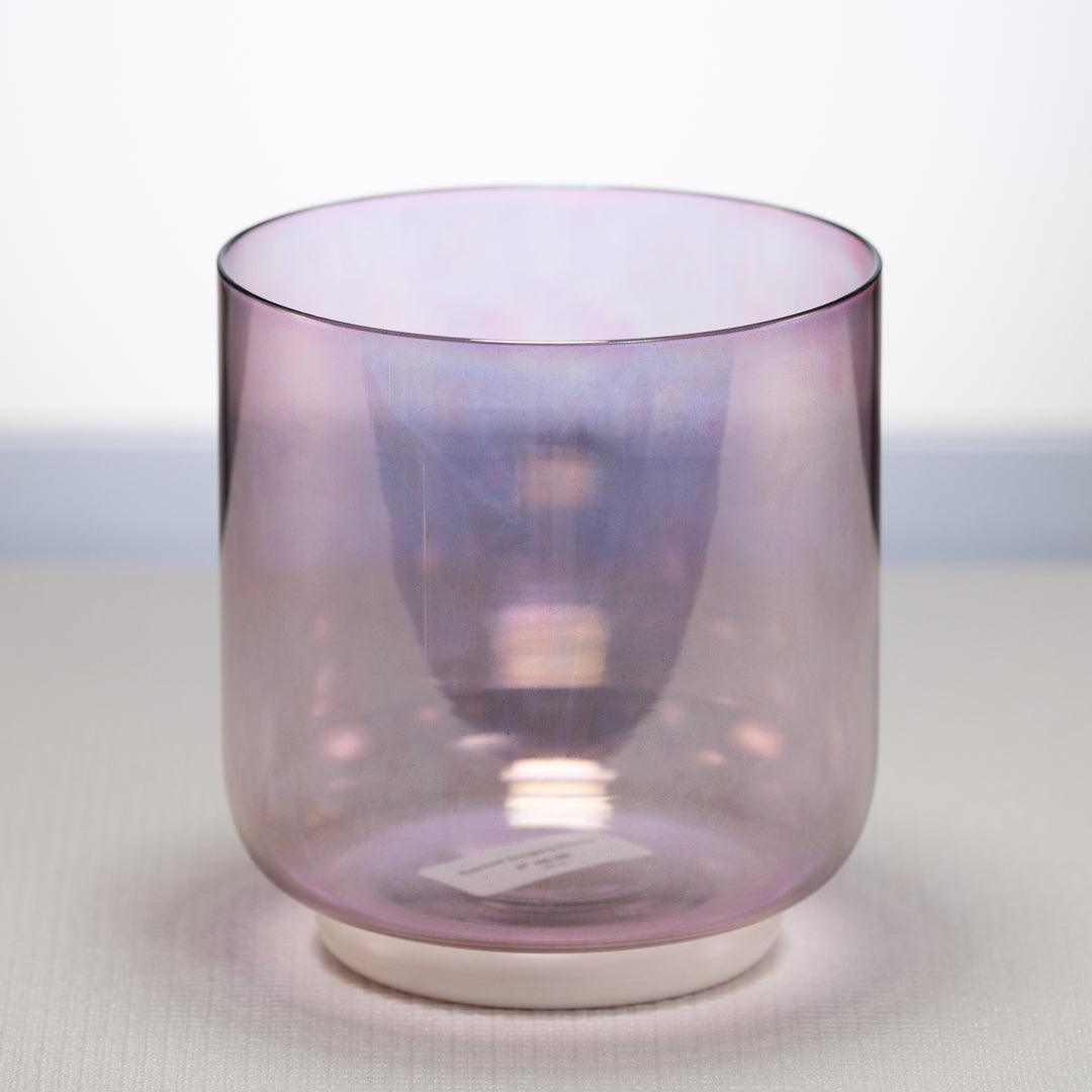 6" D#-46 Solar Violet Crystal Singing Bowl