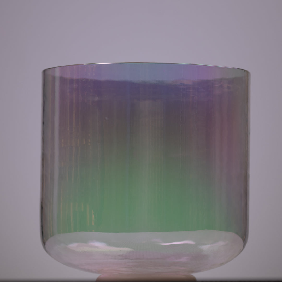 9" F#-21 Prismatic Crystal Singing Bowl