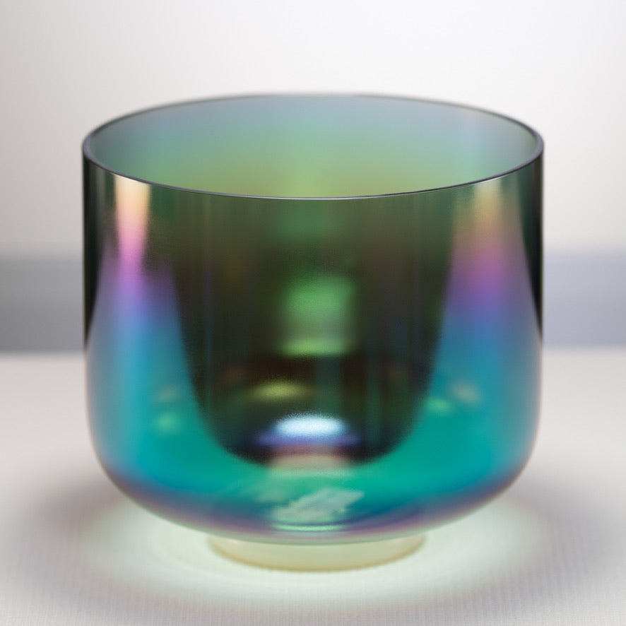 9" C+4 Earth Magic Crystal Singing Bowl, Perfect Pitch