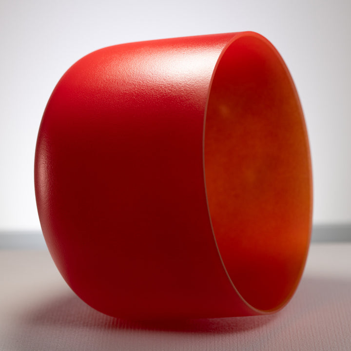 13.75" A#-26 Sedona Sunrise Frosted Crystal Singing Bowl