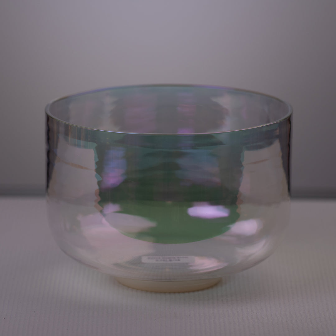9.75" B+19 Prismatic Crystal Singing Bowl