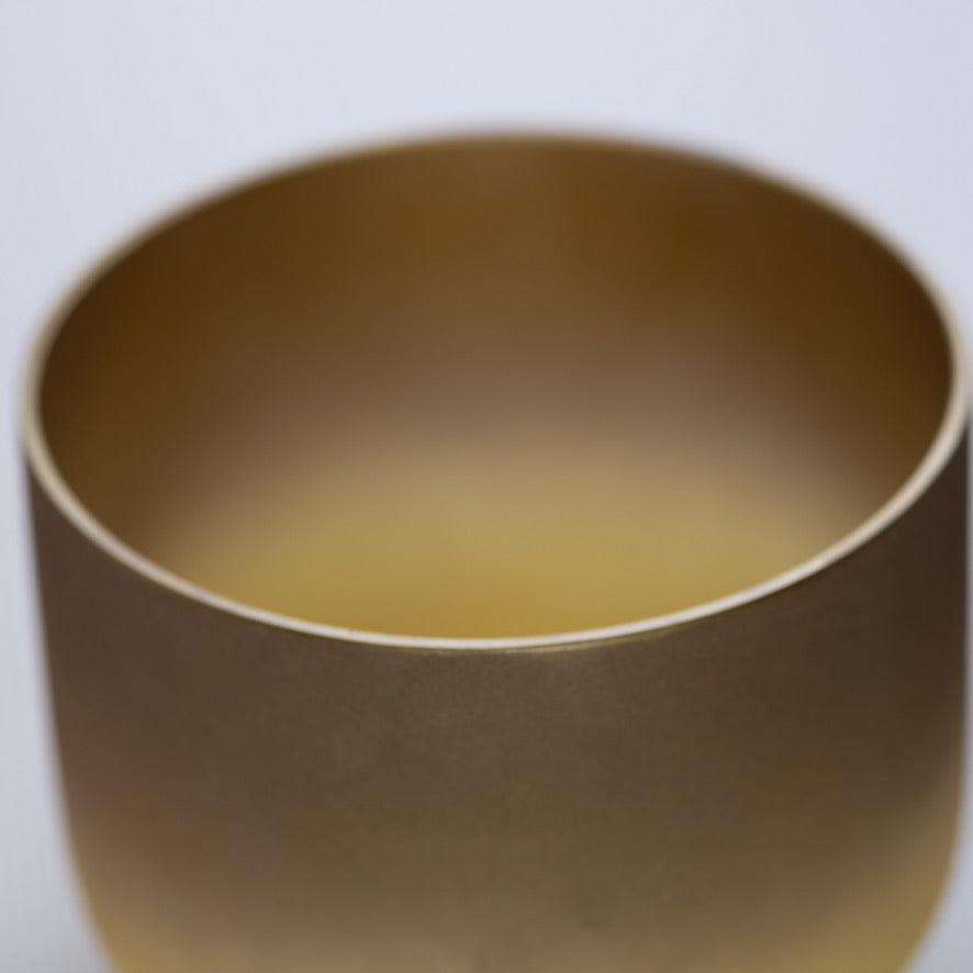 7.75" G+24 Golden Healer Frosted Singing Bowl